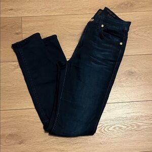 7 For All Mankind Dark Blue Skinny Jeans